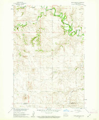 White Butte NE 1960 topographic map thumbnail