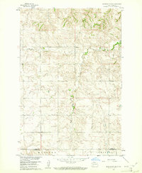 White Butte NW 1960 topographic map thumbnail