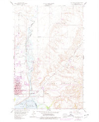 Williston East 1959 topographic map thumbnail