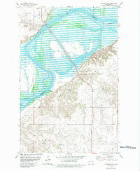 Williston SW 1979 topographic map thumbnail