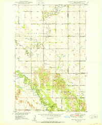 Willow City SW 1950 topographic map thumbnail