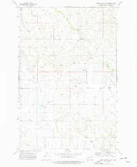 Willow Creek East 1973 topographic map thumbnail
