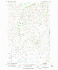 Willow Creek West 1973 topographic map thumbnail