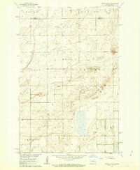 Wimbledon NE 1961 topographic map preview