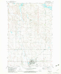 Wishek 1982 topographic map preview
