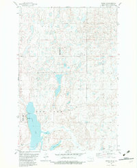 Wishek NE 1982 topographic map thumbnail