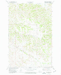 Wolf Coulee 1974 topographic map thumbnail