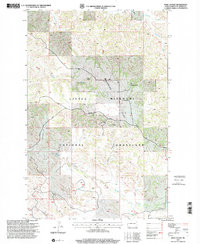 Wolf Coulee 1997 topographic map thumbnail