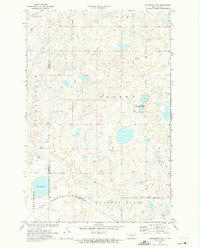 Woodworth NW 1972 topographic map thumbnail