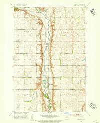 Ypsilanti 1952 topographic map thumbnail