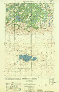 Lords Lake 1956 topographic map thumbnail