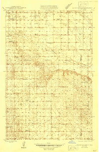 Sheyenne Lake 1946 topographic map thumbnail