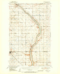 Bowbells 1950 topographic map thumbnail