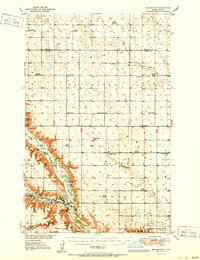 Burlington 1951 topographic map thumbnail