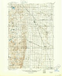Edgeley 1925 topographic map thumbnail