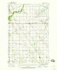 Emerado 1934 topographic map thumbnail
