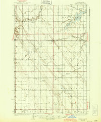 Emerado 1936 topographic map preview