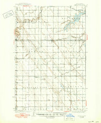 Emerado 1936 topographic map preview