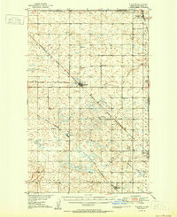 Flaxton 1950 topographic map thumbnail