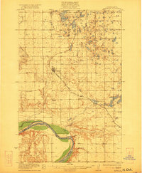 Garrison 1922 topographic map thumbnail