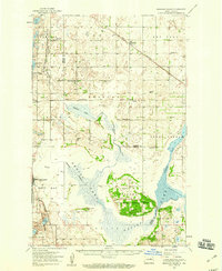 Grahams Island 1950 topographic map thumbnail