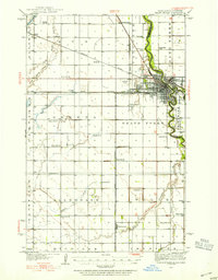 Grand Forks 1934 topographic map thumbnail
