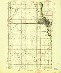 Grand Forks 1938 topographic map thumbnail
