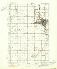 Grand Forks 1938 topographic map thumbnail