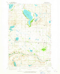 Hamar 1962 topographic map thumbnail