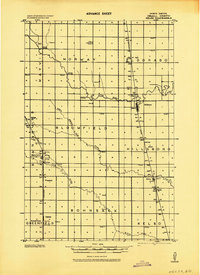 Kelso 1943 topographic map thumbnail