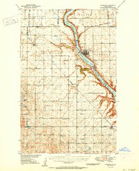 Kenmare 1950 topographic map thumbnail