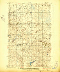Kongsberg 1929 topographic map thumbnail