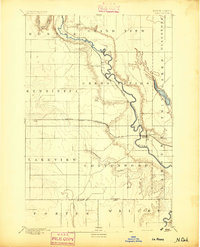 La Moure 1894 topographic map thumbnail