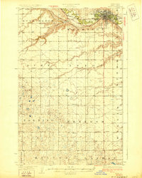 Minot 1928 topographic map thumbnail