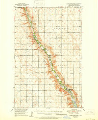 Mouse River Park 1950 topographic map thumbnail