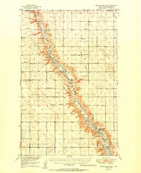 Mouse River Park 1950 topographic map thumbnail