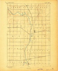 Oakes 1894 topographic map thumbnail
