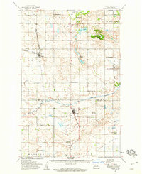 Oberon 1950 topographic map thumbnail