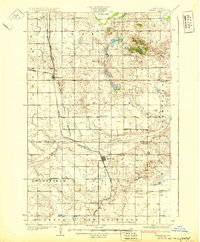Oberon 1931 topographic map thumbnail