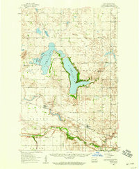 Pekin 1951 topographic map thumbnail