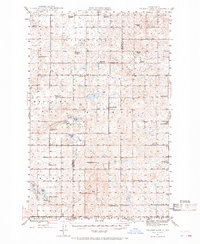 Pelican Lake 1945 topographic map thumbnail
