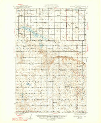 Sheyenne Lake 1947 topographic map thumbnail