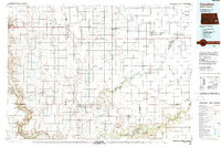 Casselton 1986 topographic map thumbnail