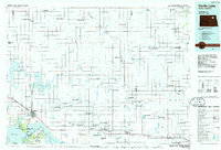 Devils Lake 1985 topographic map thumbnail