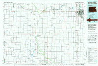 Grand Forks 1985 topographic map thumbnail