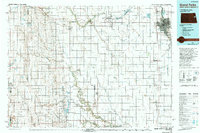 Grand Forks 1985 topographic map thumbnail