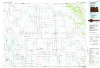 Langdon topographic map thumbnail