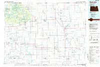 Rock Lake 1985 topographic map thumbnail