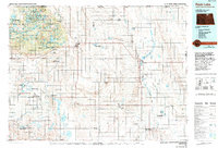 Rock Lake 1985 topographic map thumbnail