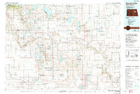 Stump Lake 1985 topographic map thumbnail